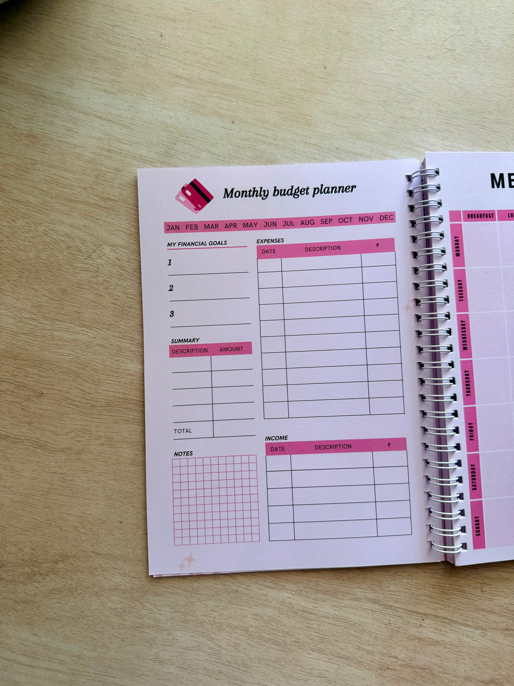 2026 Dated Weekly Planner