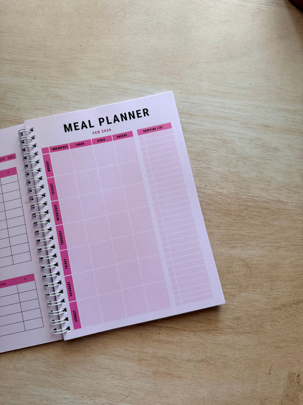 2026 Dated Weekly Planner
